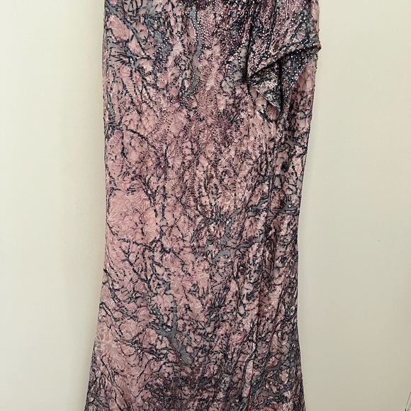 Gorgeous dusty pink evening dress new w no tag never been worn size 16 - Picture 3 of 8